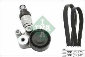 Set curea transmisie cu caneluri MAZDA 6 limuzina (GJ, GL) 2.5 (GJ5FP, GL1032, GL1033) benzina 192 cai INA 529 0540 10