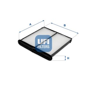 Filtru polen MAZDA 3 Caseta/ Hatchback (BM) 2.0 benzina 165 cai UFI 53.330.00