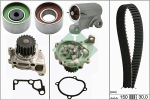Set pompa apa + curea dintata MAZDA 5 (CR) 2.0 CD (CR19) diesel 110 cai INA 530 0519 30