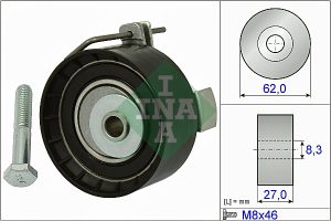 Rola intinzator curea distributie MAZDA 2 (DY) 1.2 (DY3W) benzina 75 cai INA 531 0813 10