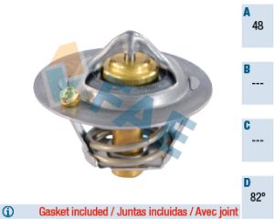 Termostat lichid racire MAZDA 2 (DY) 1.2 (DY3W) benzina 75 cai FAE 5323282