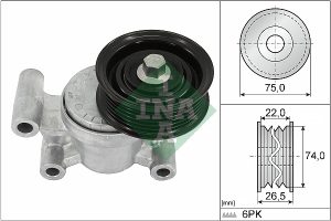Intinzator curea transmisie MAZDA 3 (BL) 2.0 (BLFFW, BL107, BLFFP) benzina 154 cai INA 534 0293 10