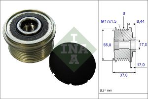 Fulie alternator MAZDA 3 limuzina (BL) 1.6 MZR (BL12) benzina 105 cai INA 535 0246 10