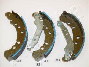 Set saboti frana MAZDA 2 hatchback (KB) 1.5 Hybrid (KBAC3X) benzina/elector 116 cai ASHIKA 55-02-221
