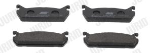Placute frana MAZDA 323 C IV (BG) 1.8 16V Turbo 4WD (BG8S) benzina 185 cai JURID 572163J