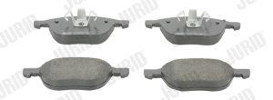 Placute frana MAZDA 3 (BK) 2.3 MZR (BK3P) benzina 156 cai JURID 573209J