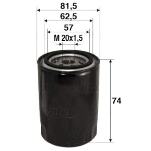 Filtru ulei MAZDA 3 limuzina (BL) 2.2 MZR CD (BL10) diesel 150 cai VALEO 586017