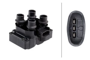 Bobina de inductie MAZDA 121 III (JASM, JBSM) 1.25 benzina 75 cai HELLA 5DA 193 175-401