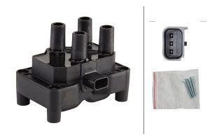 Bobina de inductie MAZDA 2 (DY) 1.2 (DY3W) benzina 75 cai HELLA 5DA 193 175-791