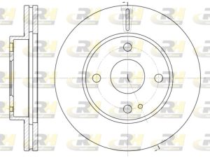 Disc frana MAZDA 323 F V (BA) 1.5 16V (BA11) benzina 88 cai ROADHOUSE 6056.10