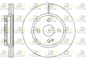Disc frana MAZDA 2 (DE_, DH_) 1.5 MZR (DE5FS) benzina 102 cai ROADHOUSE 61266.10