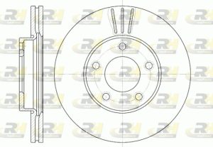 Disc frana MAZDA 3 limuzina (BL) 1.6 MZR (BL12) benzina 105 cai ROADHOUSE 6671.10