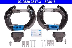 Set saboti frana MAZDA 121 III (JASM, JBSM) 1.25 benzina 75 cai ATE 03.0520-3617.3