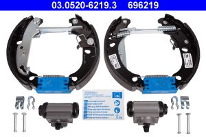 Set saboti frana MAZDA 121 III (JASM, JBSM) 1.3 benzina 50 cai ATE 03.0520-6219.3