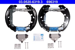Set saboti frana MAZDA 2 (DY) 1.2 (DY3W) benzina 75 cai ATE 03.0520-6319.3