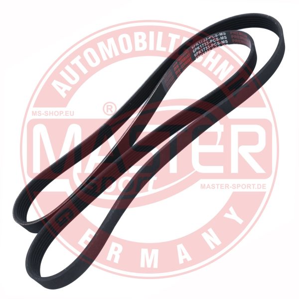 Curea transmisie cu caneluri MAZDA 121 III (JASM, JBSM) 1.3 benzina 50 cai MASTERSPORT GERMANY 6PK1733-PCS-MS