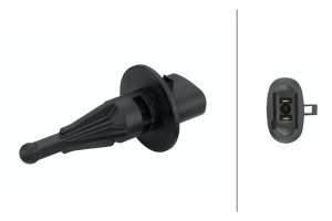 Senzor temperatura aer admisie MAZDA 6 Hatchback (GH) 2.2 MZR-CD (GH10) diesel 185 cai HELLA 6PT 009 109-261