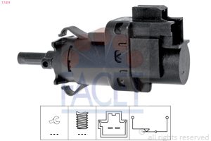 Comutator lumini frana MAZDA 2 (DE_, DH_) 1.6 MZ-CD diesel 95 cai FACET 7.1231