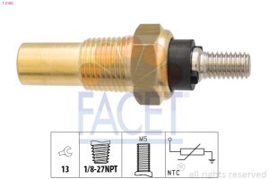 Senzor temperatura lichid de racire MAZDA 121 III (JASM, JBSM) 1.3 benzina 50 cai FACET 7.3180