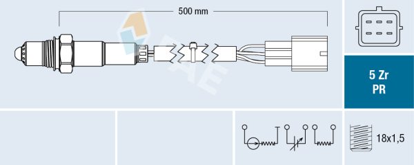 Sonda Lambda MAZDA 5 (CW) 1.8 MZR benzina 116 cai FAE 75041