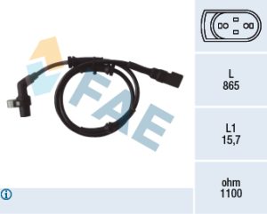 Senzor turatie roata MAZDA 121 III (JASM, JBSM) 1.25 benzina 75 cai FAE 78040