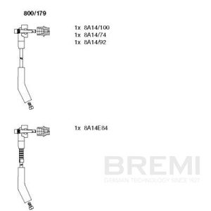 Set cablaj aprindere MAZDA 121 III (JASM, JBSM) 1.3 benzina 50 cai BREMI 800/179