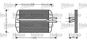 Schimbator caldura incalzire habitaclu MAZDA 121 III (JASM, JBSM) 1.8 TD diesel 75 cai VALEO 812272