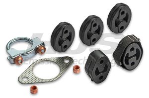 Set montare sistem de esapament MAZDA 121 III (JASM, JBSM) 1.25 benzina 75 cai HJS 82 15 6459