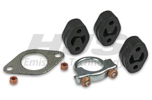 Set montare sistem de esapament MAZDA 2 (DY) 1.2 (DY3W) benzina 75 cai HJS 82 15 6619