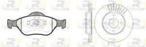 Set frana frana disc MAZDA 2 (DY) 1.2 (DY3W) benzina 75 cai ROADHOUSE 8766.00