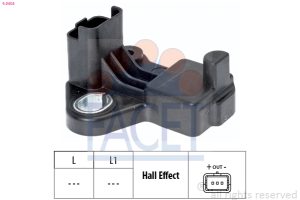 Senzor impulsuri arbore cotit MAZDA 2 (DE_, DH_) 1.6 MZ-CD diesel 95 cai FACET 9.0458