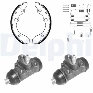 Set saboti frana MAZDA 323 P V (BA) 1.5 16V benzina 88 cai DELPHI 933
