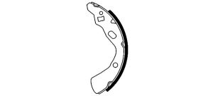 Set saboti frana MAZDA 121 I (DA) 1.1 (DA101) benzina 57 cai TEXTAR 91039700