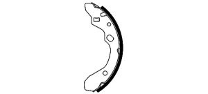 Set saboti frana MAZDA 323 F V (BA) 1.5 16V (BA11) benzina 88 cai TEXTAR 91047400