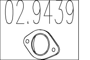 Garnitura racord evacuare MAZDA 6 Hatchback (GH) 2.0 MZR (GHEFS) benzina 155 cai MTS 02.9439