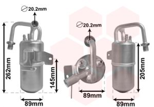Uscator aer conditionat MAZDA 2 (DY) 1.2 (DY3W) benzina 75 cai VAN WEZEL 1800D331