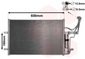 Condensator climatizare MAZDA 3 limuzina (BK) 1.6 (BK12) benzina 105 cai VAN WEZEL 27005184