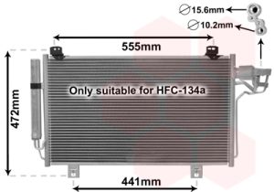 Condensator climatizare MAZDA 3 (BM, BN) 1.5 benzina 120 cai VAN WEZEL 27005260