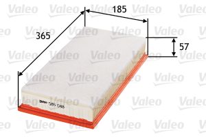 Filtru aer MAZDA 323 III Hatchback (BF) 1.7 D (BF7S) diesel 54 cai VALEO 585048