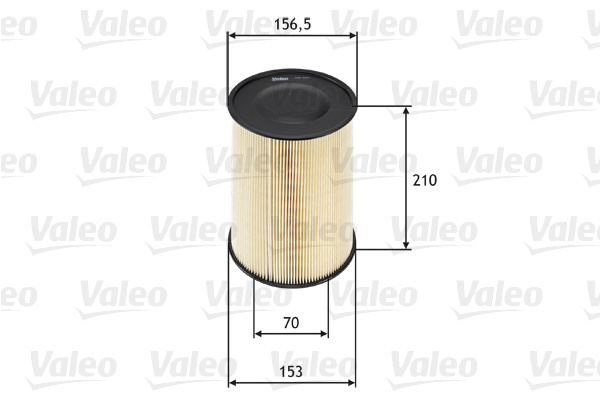 Filtru aer MAZDA 5 (CW) 1.6 CD diesel 116 cai VALEO 585653