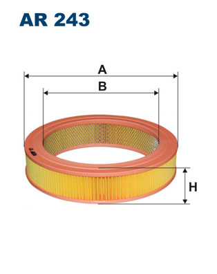 Filtru aer MAZDA 626 II Hatchback (GC) 1.6 (GC1061) benzina 75 cai FILTRON AR 243