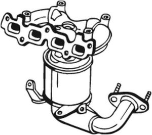 Catalizator MAZDA 2 (DE_, DH_) 1.3 (DE3FS) benzina 75 cai BOSAL 090-621