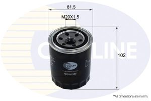 Filtru ulei MAZDA 323 II Hatchback (BD) 1.5 (BD105) benzina 86 cai COMLINE CHN11532