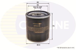 Filtru ulei MAZDA 2 hatchback (KB) 1.5 Hybrid (KBAC3X) benzina/elector 116 cai COMLINE CTY11170