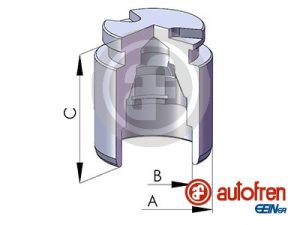 Piston etrier frana MAZDA 323 F VI hatchback (BJ) 1.6 (BJ10M) benzina 95 cai AUTOFREN SEINSA D025119
