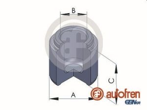 Piston etrier frana MAZDA 323 F VI hatchback (BJ) 1.6 (BJ10M) benzina 95 cai AUTOFREN SEINSA D02552