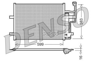 Condensator climatizare MAZDA 3 (BK) 1.6 (BK14) benzina 105 cai DENSO DCN44003