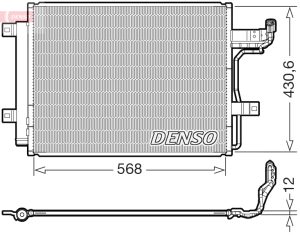 Condensator climatizare MAZDA 3 hatchback (BP) 2.0 SKYACTIV-G (BP5H, BP6H) benzina 150 cai DENSO DCN44019