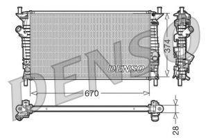 Radiator racire motor MAZDA 5 (CR) 2.0 CD (CR19) diesel 110 cai DENSO DRM10074