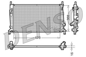 Radiator racire motor MAZDA 5 (CR) 2.0 (CREW) benzina 146 cai DENSO DRM10075